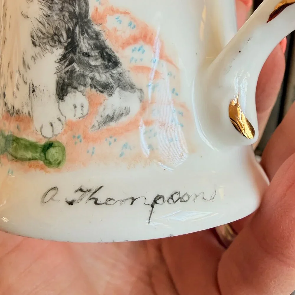 Vintage signed hand